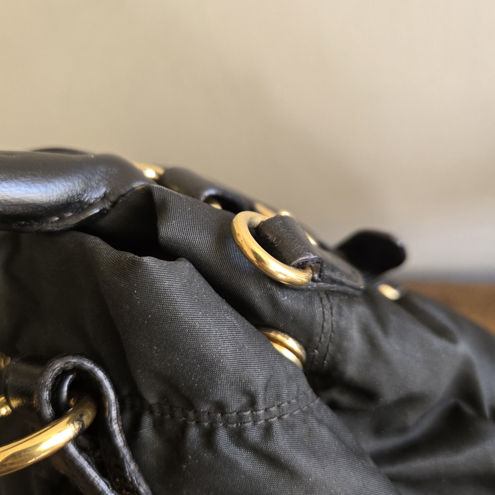 Prada Hobo Black Women's Bag Authentic - Picture 5 of 16